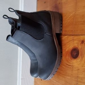 Size 9 Zip Black Ankle Boots